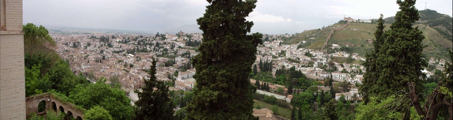 08 Panorama vanaf Generalife op Albaicin